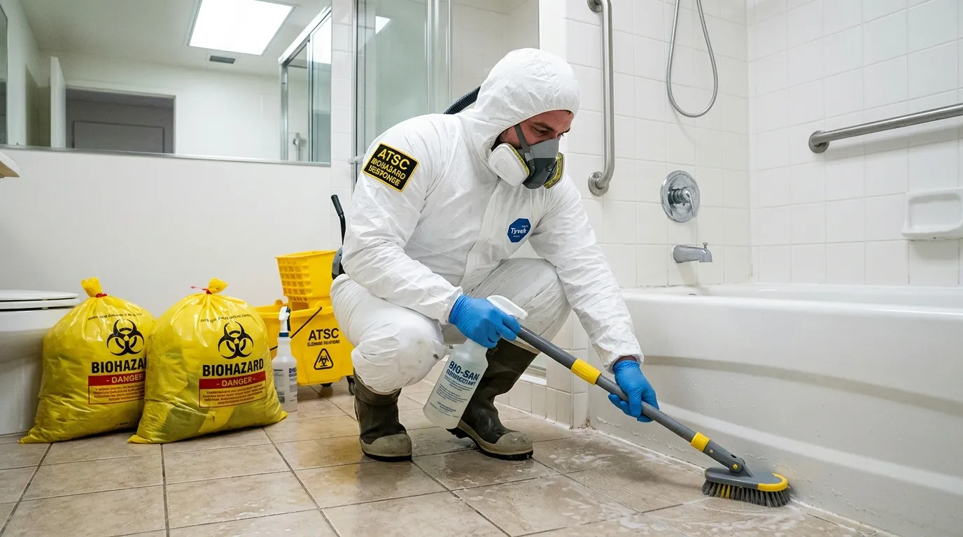 Decontamination equipment deployed for Blood Cleanup in Goddard